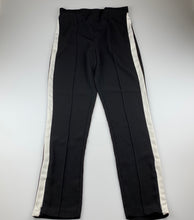 Load image into Gallery viewer, Girls Bardot Junior, black &amp; white lightweight pants, elasticated, Inside leg: 72cm, GUC, size 16