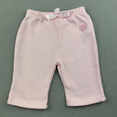 Girls Early Days, pink fleece lined pants / bottoms, GUC, size 000