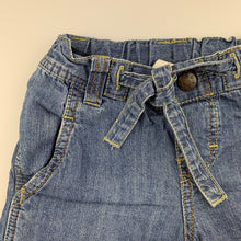 Load image into Gallery viewer, Boys Target, blue denim shorts, adjustable, GUC, size 1