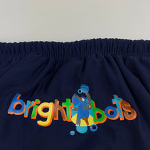 Load image into Gallery viewer, Boys Bright Bots, terry lined swim shorts / bottoms, GUC, size 1