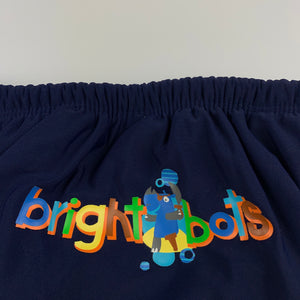 Boys Bright Bots, terry lined swim shorts / bottoms, GUC, size 1