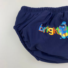 Load image into Gallery viewer, Boys Bright Bots, terry lined swim shorts / bottoms, GUC, size 1