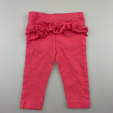 Load image into Gallery viewer, Girls Tiny Little Wonders, stretchy ruffle leggings / bottoms, EUC, size 00