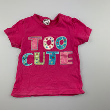 Load image into Gallery viewer, Girls Target, pink cotton t-shirt / top, cute, GUC, size 0