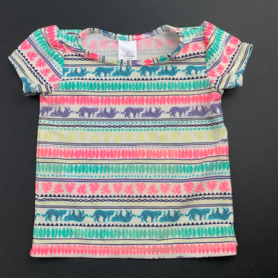 Girls Target, short sleeve rashie / swim top, GUC, size 00