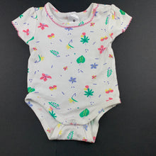 Load image into Gallery viewer, Girls Target, Baby, floral cotton bodysuit / romper, GUC, size 000