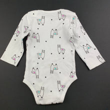 Load image into Gallery viewer, Girls Pekkle, soft cotton bodysuit / romper, llamas, FUC, size 6 months