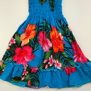 Girls Aloha Fashion, colourful floral Hawaiian dress, EUC, size 12 months
