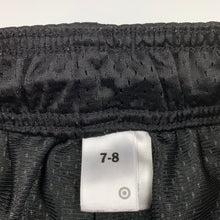 Load image into Gallery viewer, Boys Target, black school sports shorts, elasticated, EUC, size 7-8