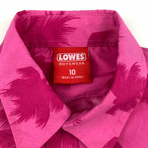Boys Lowes, colourful lightweight Hawaiian shirt, EUC, size 10