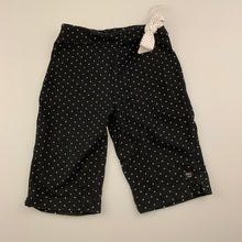 Load image into Gallery viewer, Girls Target, black stretchy cropped pants, elasticated, Inside leg: 19.5cm, GUC, size 2
