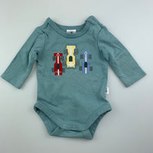 Load image into Gallery viewer, Boys Target, Baby, soft cotton bodysuit / romper, cars, EUC, size 0000