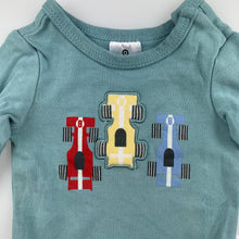 Load image into Gallery viewer, Boys Target, Baby, soft cotton bodysuit / romper, cars, EUC, size 0000