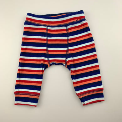 Unisex Sprout, striped soft cotton leggings / bottoms, GUC, size 000