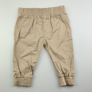Boys Tiny Little Wonders, lightweight cotton pants, elasticated, EUC, size 00