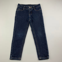 Load image into Gallery viewer, Girls Target, blue stretch denim jeans, adjustable, EUC, size 4