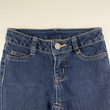 Load image into Gallery viewer, Girls Target, blue stretch denim jeans, adjustable, EUC, size 4