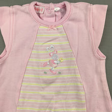 Load image into Gallery viewer, Girls Le Bon, soft cotton romper, rabbit, EUC, size 000