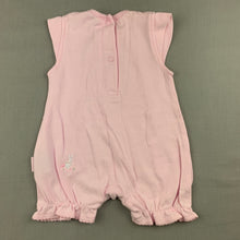 Load image into Gallery viewer, Girls Le Bon, soft cotton romper, rabbit, EUC, size 000