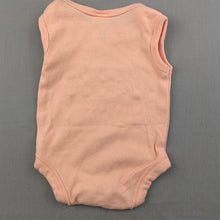 Load image into Gallery viewer, Girls Baby Berry, peach soft cotton romper, mini boss, GUC, size 000