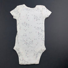 Load image into Gallery viewer, Girls Carter&#39;s, cute cotton bodysuit / romper, swans, EUC, size 0000