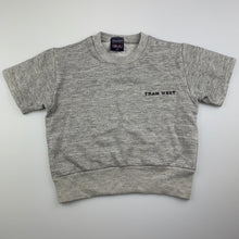 Load image into Gallery viewer, Girls Trak West, grey short sleeve sweater / jumper, GUC, size 6