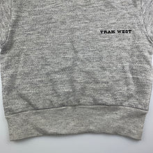 Load image into Gallery viewer, Girls Trak West, grey short sleeve sweater / jumper, GUC, size 6