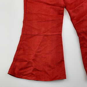 Girls Jean Bourget, soft feel faux suede pants, elasticated, Inside leg: 35cm, EUC, size 4