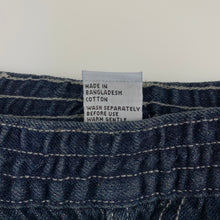 Load image into Gallery viewer, Boys H&amp;T, dark denim pants, elasticated, Inside leg: 39cm, EUC, size 3
