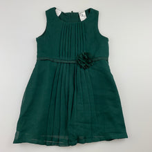 Load image into Gallery viewer, Girls Carter&#39;s, bottle green lined tulle party dress, EUC, size 0