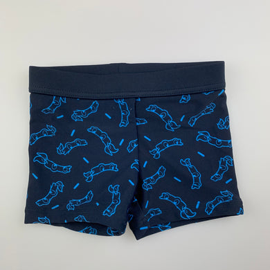Boys Nickelodeon, TMNT swim shorts, elasticated, EUC, size 00