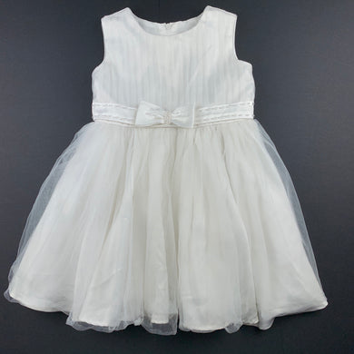 Girls Origami, ivory tulle formal / party dress, GUC, size 1