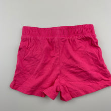 Load image into Gallery viewer, Girls Tiny Little Wonders, pink soft cotton shorts, elasticated, EUC, size 0