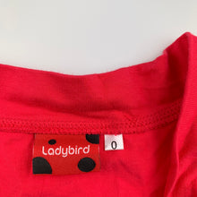 Load image into Gallery viewer, Girls Ladybird, red cotton shrug cardigan, EUC, size 0