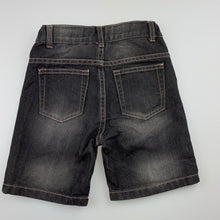 Load image into Gallery viewer, Boys Emerson, dark denim jean shorts, adjustable, EUC, size 3