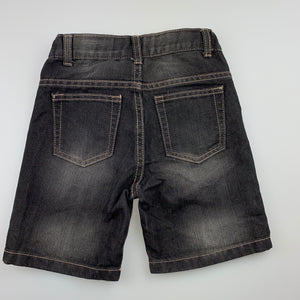 Boys Emerson, dark denim jean shorts, adjustable, EUC, size 3