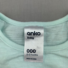 Load image into Gallery viewer, Girls Anko Baby, blue cotton top, berries, EUC, size 000