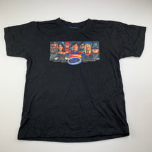 Load image into Gallery viewer, Boys Movie World, Justice League Alien Invasion t-shirt / top, GUC, size 12