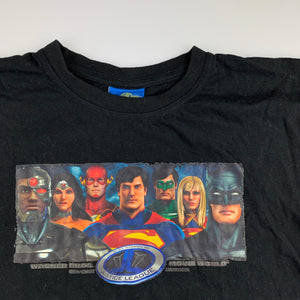 Boys Movie World, Justice League Alien Invasion t-shirt / top, GUC, size 12