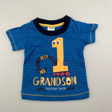 Load image into Gallery viewer, Boys Tiny Little Wonders, cotton t-shirt / top, grandson, EUC, size 0000