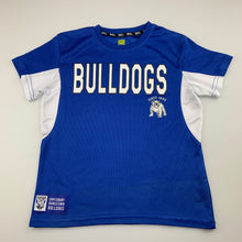 Load image into Gallery viewer, Unisex NRL Official, Canterbury Bulldogs lightweight top, GUC, size 7