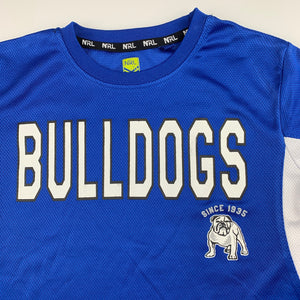 Unisex NRL Official, Canterbury Bulldogs lightweight top, GUC, size 7