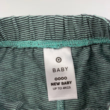 Load image into Gallery viewer, Unisex Target, Baby, soft stretchy shorts, elasticated, EUC, size 0000