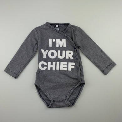 Boys Tumble 'n Dry, soft stretchy bodysuit / romper, EUC, size 0