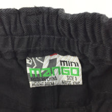 Load image into Gallery viewer, Boys Mini Mango, black denim jeans, elasticated, GUC, size 1