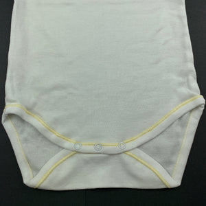 Unisex My Baby, soft cotton singletsuit / romper, EUC, size 3