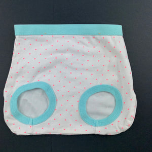 Girls Cotton On Baby, stretchy shorts / nappy cover, EUC, size 00