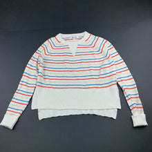 Load image into Gallery viewer, Girls Pavement, striped soft stretchy sweater / jumper, armpit to armpit: 39cm, GUC, size 8