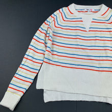 Load image into Gallery viewer, Girls Pavement, striped soft stretchy sweater / jumper, armpit to armpit: 39cm, GUC, size 8