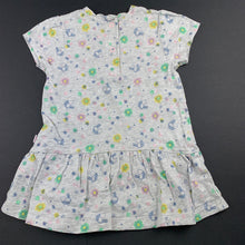 Load image into Gallery viewer, Girls Marquise, grey marle cotton casual dress, FUC, size 1